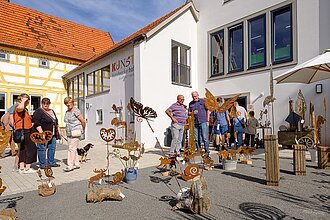 Bild eines Marktstandes des Kunsthandwerks 1