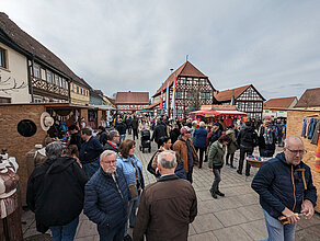 Bild vom Marktplatzes beim Herbstmarkt 2