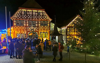 Bild vom Marktplatzes beim Herbstmarkt 5