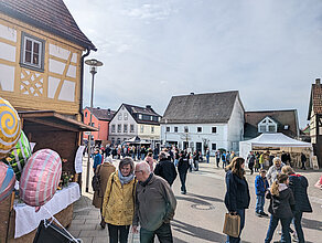 Bild vom Kirchplatz des Herbstmarktes 2