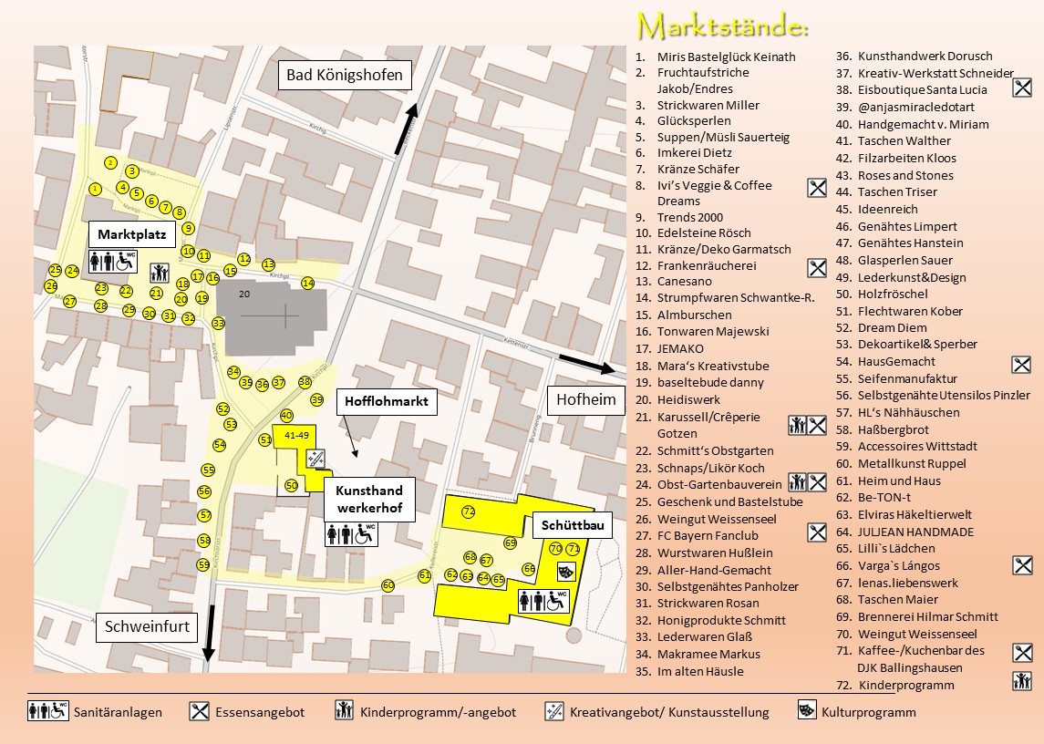 Flyer für den Stadtlauringer Herbstmekrt (Rückseite)